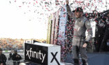 Cue the confetti! Check out Bowman's Martinsville celebration