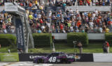 Bowman's win celebration at Pocono in photos