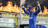 Championship 4 bound: Look as Larson celebrates epic Texas win