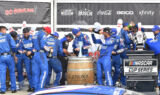 Check out Larson's momentous Watkins Glen celebration!
