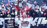 Scenes from Byron's victory at Martinsville