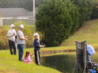 Hendrick Motorsports hosts annual Family Fishing Tournament on campus | Images