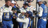 No. 9 team celebrates Watkins Glen win in style