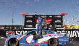 Back-to-back winner: Check out Larson's Sonoma celebration