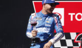 Back-to-back winner: Check out Larson's Sonoma celebration