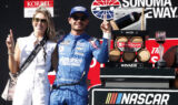 Back-to-back winner: Check out Larson's Sonoma celebration