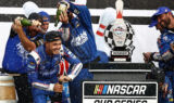 Check out Larson's momentous Watkins Glen celebration!
