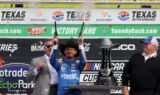 Championship 4 bound: Look as Larson celebrates epic Texas win