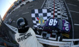 Cue the confetti! Check out Bowman's Martinsville celebration