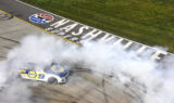 Concrete king: Elliott celebrates Music City win