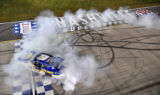 Concrete king: Elliott celebrates Music City win