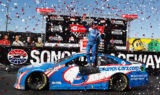 Back-to-back winner: Check out Larson's Sonoma celebration