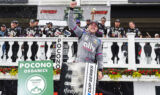Bowman's win celebration at Pocono in photos
