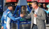 Photos: Inside Larson's victory celebration at Fontana