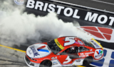 Look! Larson celebrates big win at Bristol