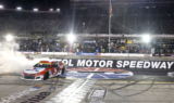 Look! Larson celebrates big win at Bristol